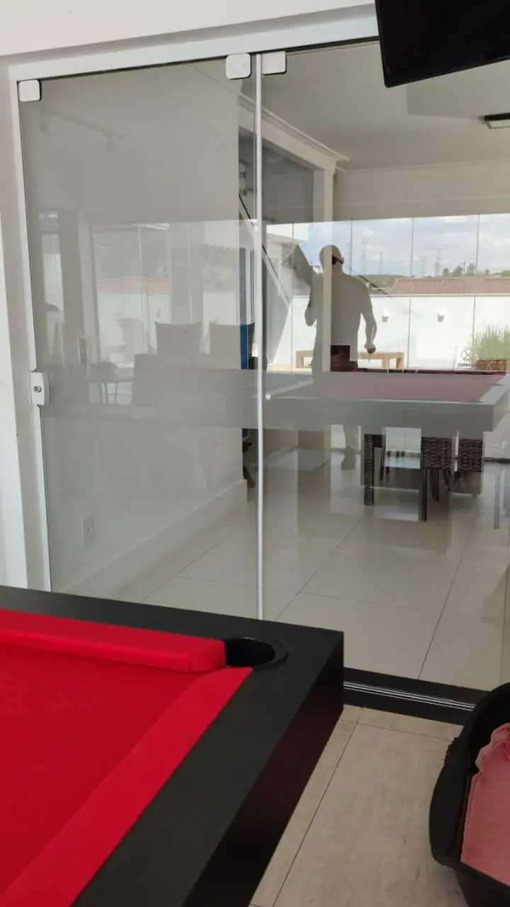 Insulfilm Jateado em Divisória de Vidro