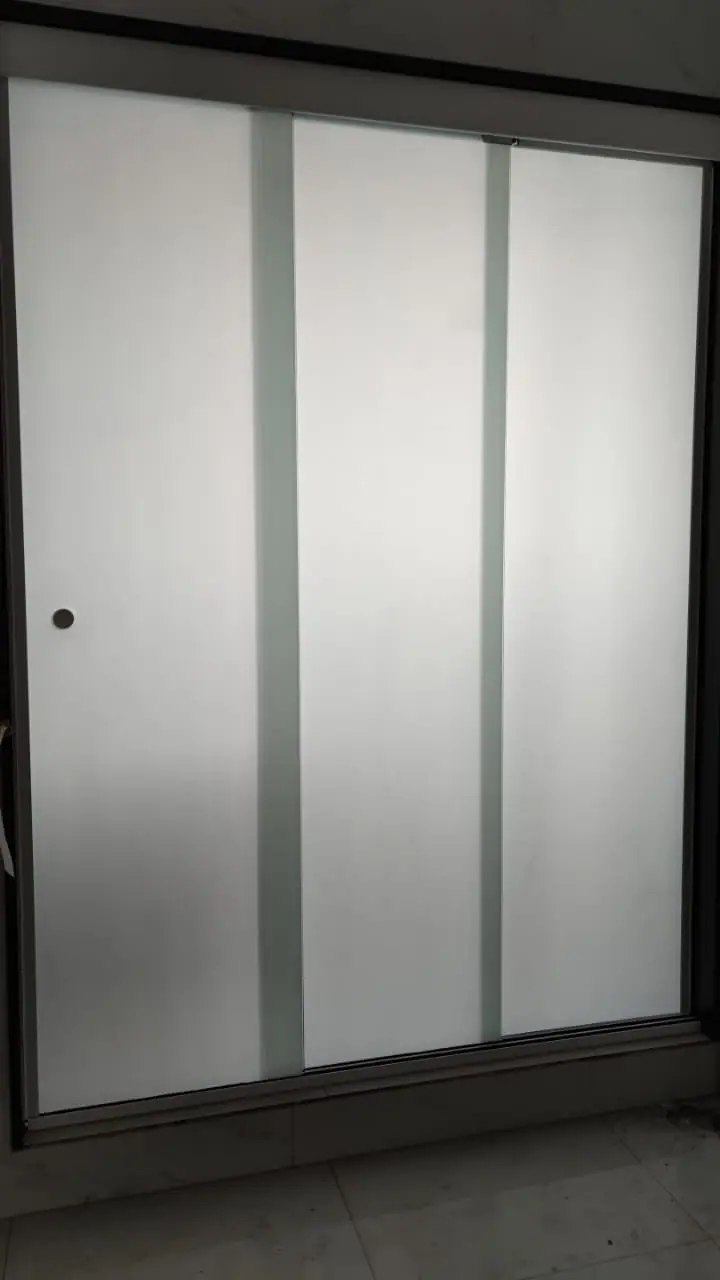Insulfilm Jateado em Divisória de Vidro
